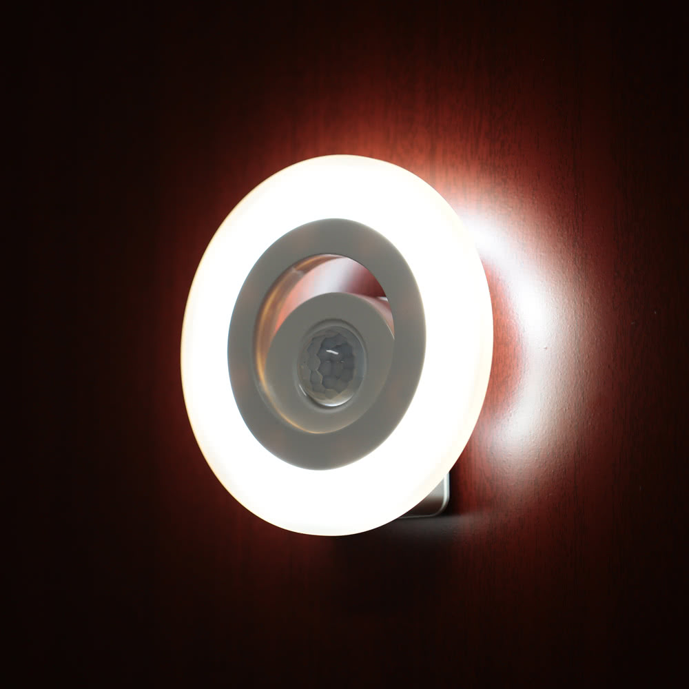 Eye Protection LED PIR Motion Activated Sensor Security Wall Lamp Night Light for Corner ...
