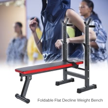 Tomshoo Adjustable Abdominal Ab Bench Crunch Sit Up Training Gym