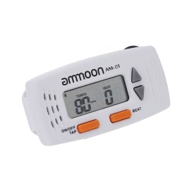 ammoon AM-01 Clip-on 2-in-1 Mini Electronic Metronome & Clock Multifunction Portable