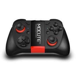 Original MOCUTE 050 Bluetooth Gamepad Android Joystick Mini Portable Wireless Bluetooth 3.0 Controller Selfie Remote Controll Shutter Gamepad for iOS Andriod Smartphones PC Smart TV Box
