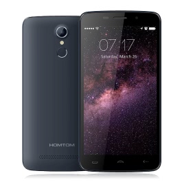 HOMTOM HT17 Smartphone 4G Android 6.0 Marshmallow OS Quad Core MTK6737 5.5″ Screen 1GB RAM 8GB ROM 2MP 8MP Dual Cameras Smart Gestures Wake Gesture Power Saving Mode FingerPrint Quick Charge