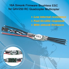 4Pcs 16A Simonk Firmware Brushless ESC Electric Speed Controller for QAV250 RC Quadcopter Multicopter