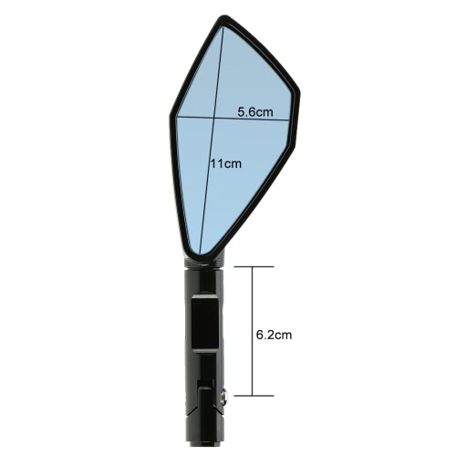 Pair of CNC Aluminum Motorcycle Rearview Mirror Universal Elegant Look Side View Mirrors for Scooter Electric Bike от Tomtop.com INT Pair of CNC Aluminum Motorcycle Rearview Mirror Universal Elegant Look Side View Mirrors for Scooter Electric Bike от Tomtop.com INT