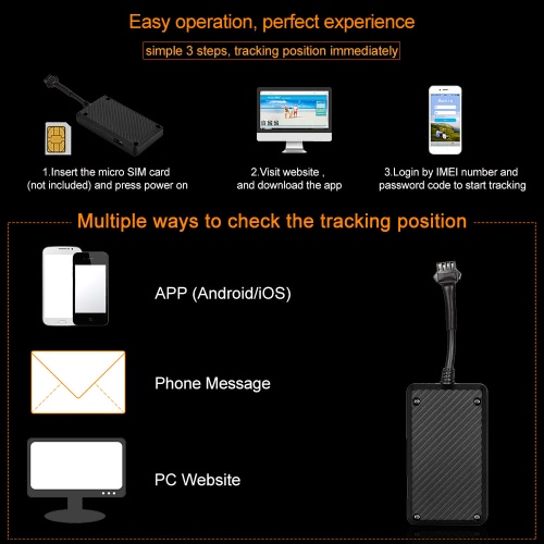 GPS Satellite GSM Tracker Anti-theft Voice Monitor SMS iOS Andriod APP Real Time Positioning Alarm for Car Motorcycle Truck от Tomtop.com INT GPS Satellite GSM Tracker Anti-theft Voice Monitor SMS iOS Andriod APP Real Time Positioning Alarm for Car Motorcycle Truck от Tomtop.com INT