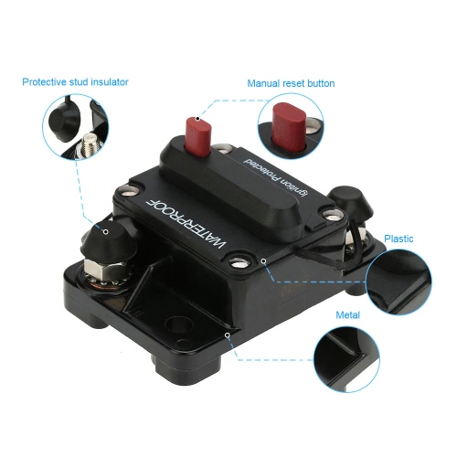 IZTOSS Waterproof 50Amp Circuit Breaker Overload Protection with Manual Reset Switch for Car Bus Truck Caravan Boat от Tomtop.com INT IZTOSS Waterproof 50Amp Circuit Breaker Overload Protection with Manual Reset Switch for Car Bus Truck Caravan Boat от Tomtop.com INT