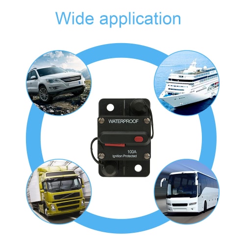 IZTOSS Waterproof 50Amp Circuit Breaker Overload Protection with Manual Reset Switch for Car Bus Truck Caravan Boat от Tomtop.com INT IZTOSS Waterproof 50Amp Circuit Breaker Overload Protection with Manual Reset Switch for Car Bus Truck Caravan Boat от Tomtop.com INT