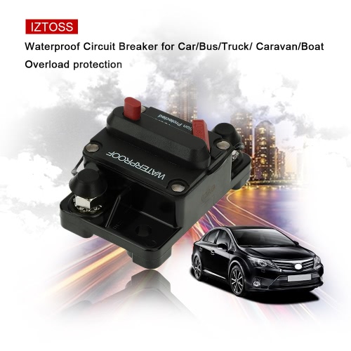 IZTOSS Waterproof 50Amp Circuit Breaker Overload Protection with Manual Reset Switch for Car Bus Truck Caravan Boat от Tomtop.com INT IZTOSS Waterproof 50Amp Circuit Breaker Overload Protection with Manual Reset Switch for Car Bus Truck Caravan Boat от Tomtop.com INT