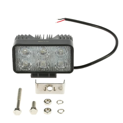 KKMOON 18W LED Car Work Light Bar 4.3 Inch 1350LM Spot Beam for Jeep Offroad ATV Truck SUV 12V 24V от Tomtop.com INT KKMOON 18W LED Car Work Light Bar 4.3 Inch 1350LM Spot Beam for Jeep Offroad ATV Truck SUV 12V 24V от Tomtop.com INT