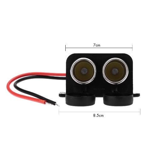 Car Cigarette Lighter Splitter Power Socket Adapter 2 Ports 12V Waterproof от Tomtop.com INT Car Cigarette Lighter Splitter Power Socket Adapter 2 Ports 12V Waterproof от Tomtop.com INT