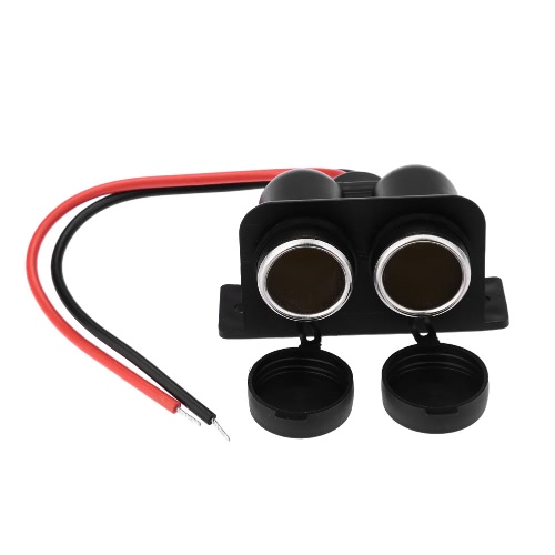 Car Cigarette Lighter Splitter Power Socket Adapter 2 Ports 12V Waterproof от Tomtop.com INT Car Cigarette Lighter Splitter Power Socket Adapter 2 Ports 12V Waterproof от Tomtop.com INT