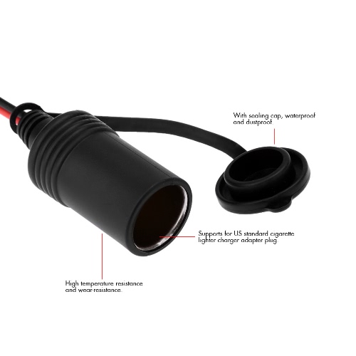 Motorcycle Cigarette Lighter Splitter Power Socket Adapter Outlet 12V от Tomtop.com INT Motorcycle Cigarette Lighter Splitter Power Socket Adapter Outlet 12V от Tomtop.com INT