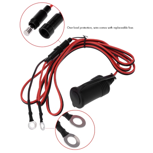 Motorcycle Cigarette Lighter Splitter Power Socket Adapter Outlet 12V от Tomtop.com INT Motorcycle Cigarette Lighter Splitter Power Socket Adapter Outlet 12V от Tomtop.com INT