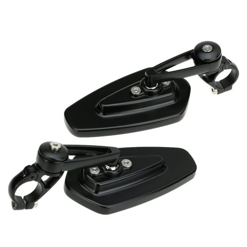Pair of Motorcycle Universal 7/8" Handle Bar End Rearview Mirror CNC Aluminum 360° Rotation Bracket Side View Mirrors от Tomtop.com INT Pair of Motorcycle Universal 7/8" Handle Bar End Rearview Mirror CNC Aluminum 360° Rotation Bracket Side View Mirrors от Tomtop.com INT