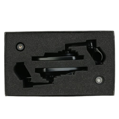Pair of Motorcycle Universal 7/8" Handle Bar End Rearview Mirror CNC Aluminum 360° Rotation Bracket Side View Mirrors от Tomtop.com INT Pair of Motorcycle Universal 7/8" Handle Bar End Rearview Mirror CNC Aluminum 360° Rotation Bracket Side View Mirrors от Tomtop.com INT