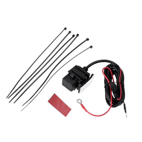 Motorcycle Dual USB Charger Power Adapter Waterproof 1A 1.1A от Tomtop.com INT Motorcycle Dual USB Charger Power Adapter Waterproof 1A 1.1A от Tomtop.com INT