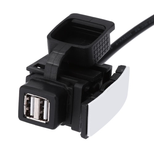 Motorcycle Dual USB Charger Power Adapter Waterproof 1A 1.1A от Tomtop.com INT Motorcycle Dual USB Charger Power Adapter Waterproof 1A 1.1A от Tomtop.com INT
