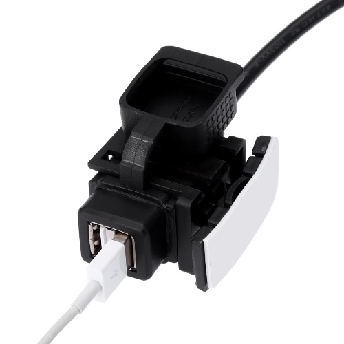 Motorcycle Dual USB Charger Power Adapter Waterproof 1A 1.1A от Tomtop.com INT Motorcycle Dual USB Charger Power Adapter Waterproof 1A 1.1A от Tomtop.com INT