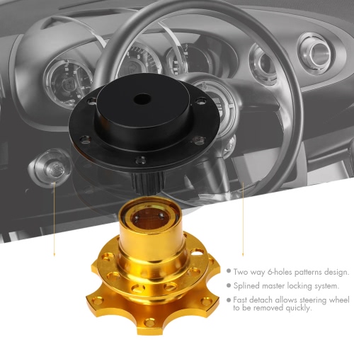 Steering Wheel Quick Release Boss Snap Off Hub Adapter 6 Hole от Tomtop.com INT Steering Wheel Quick Release Boss Snap Off Hub Adapter 6 Hole от Tomtop.com INT