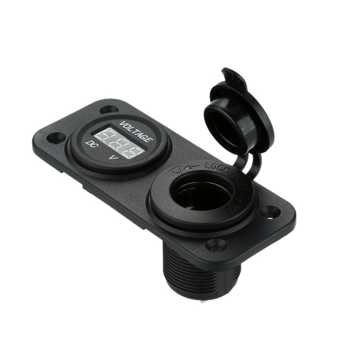 Car Motorcycle LED Digital Display Voltmeter Meter with Cigarette Lighter Power Socket for Car Truck Motorcycle Boat for ATV от Tomtop.com INT Car Motorcycle LED Digital Display Voltmeter Meter with Cigarette Lighter Power Socket for Car Truck Motorcycle Boat for ATV от Tomtop.com INT
