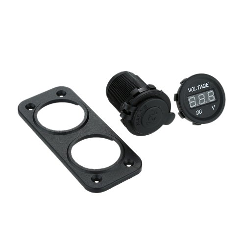Car Motorcycle LED Digital Display Voltmeter Meter with Cigarette Lighter Power Socket for Car Truck Motorcycle Boat for ATV от Tomtop.com INT Car Motorcycle LED Digital Display Voltmeter Meter with Cigarette Lighter Power Socket for Car Truck Motorcycle Boat for ATV от Tomtop.com INT