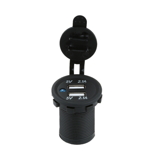 Auto Motorcycle Dual USB Socket Charger Outlet Power Mobile Phone Charger Power Adapter DC 5V 2.1A/2.1A for Car Truck Minibus Motorcycle for ATV Boat от Tomtop.com INT Auto Motorcycle Dual USB Socket Charger Outlet Power Mobile Phone Charger Power Adapter DC 5V 2.1A/2.1A for Car Truck Minibus Motorcycle for ATV Boat от Tomtop.com INT