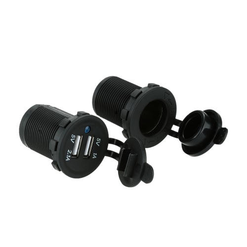 2 USB 5V/1A 5V/2.1A Sockets with Cigarette Lighter Power Socket for Car Truck Motorcycle Boat for ATV от Tomtop.com INT 2 USB 5V/1A 5V/2.1A Sockets with Cigarette Lighter Power Socket for Car Truck Motorcycle Boat for ATV от Tomtop.com INT