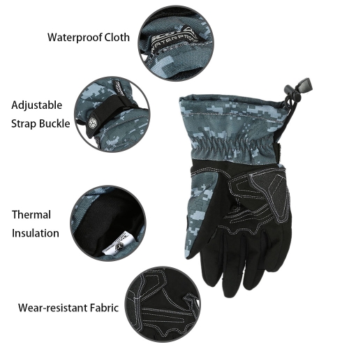 Scoyco Camouflage Color Waterproof Windproof Keep Warm Gloves Breathable Full Finger Motorcycle Cycling Racing Riding Skiing Protective Glove от Tomtop.com INT Scoyco Camouflage Color Waterproof Windproof Keep Warm Gloves Breathable Full Finger Motorcycle Cycling Racing Riding Skiing Protective Glove от Tomtop.com INT