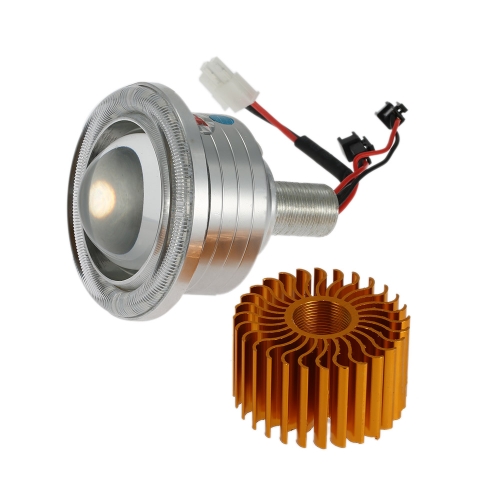12V Hi/Lo/Flash Beam DIY LED Headlight Kit with Angel Eyes & Devil eyes for Motorcycle E-bike от Tomtop.com INT 12V Hi/Lo/Flash Beam DIY LED Headlight Kit with Angel Eyes & Devil eyes for Motorcycle E-bike от Tomtop.com INT
