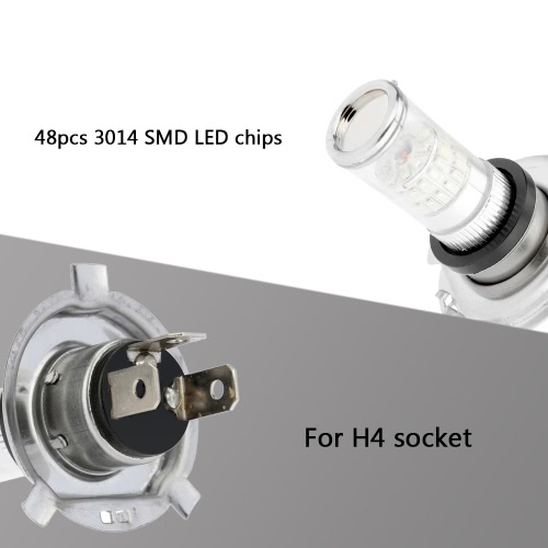 2 X H4 3014 48-SMD Car LED Bulb Fog Light Lamp DRL Replacement 570LM Red Amber от Tomtop.com INT 2 X H4 3014 48-SMD Car LED Bulb Fog Light Lamp DRL Replacement 570LM Red Amber от Tomtop.com INT