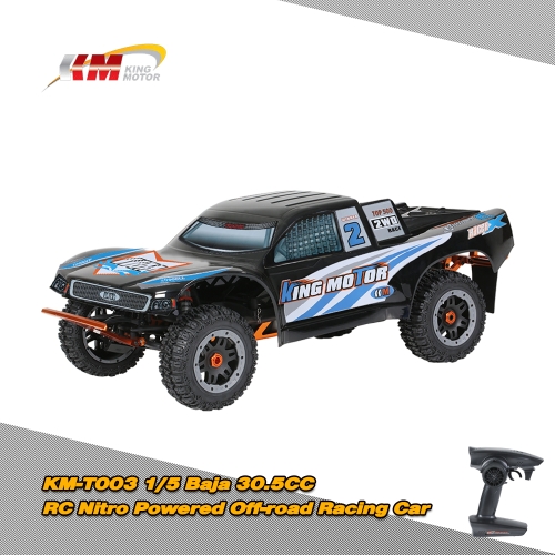 KM-T003 1/5 Baja 30.5CC RC Nitro Powered Off-road Racing Car with MT-3D 3-Channel 2.4G Transmitter