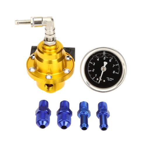 High Performance Adjustable Fuel Pressure Regulator with Filled Oil Gauge for Car Auto от Tomtop.com INT High Performance Adjustable Fuel Pressure Regulator with Filled Oil Gauge for Car Auto от Tomtop.com INT