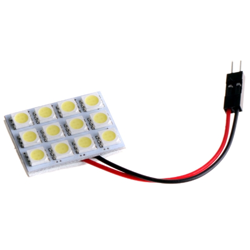 5050 SMD 12 LED White Dome Bulb Light for Car Interior with 3 Adapters от Tomtop.com INT 5050 SMD 12 LED White Dome Bulb Light for Car Interior with 3 Adapters от Tomtop.com INT