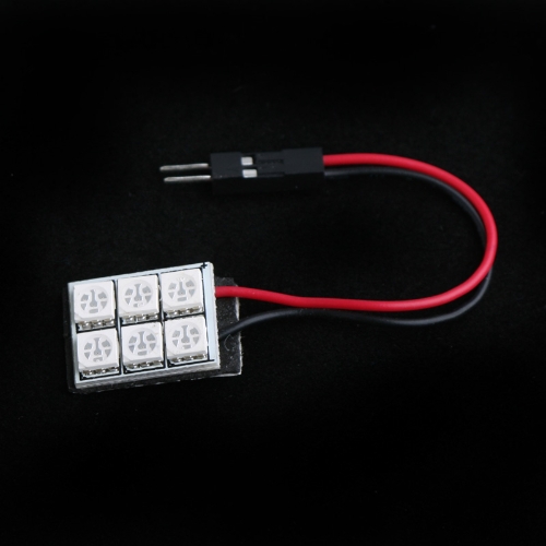 5050 SMD 6 LED Red Dome Bulb Light for Car Interior with 3 Adapters от Tomtop.com INT 5050 SMD 6 LED Red Dome Bulb Light for Car Interior with 3 Adapters от Tomtop.com INT