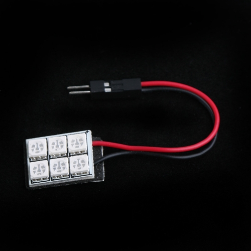 5050 SMD 6 LED Red Dome Bulb Light for Car Interior with 3 Adapters от Tomtop.com INT 5050 SMD 6 LED Red Dome Bulb Light for Car Interior with 3 Adapters от Tomtop.com INT