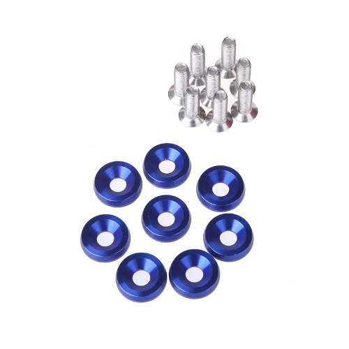 8pcs Bumper Washer & Bolts Kit Set Aluminum Alloy Blue от Tomtop.com INT 8pcs Bumper Washer & Bolts Kit Set Aluminum Alloy Blue от Tomtop.com INT