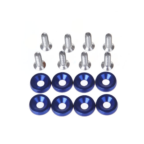 8pcs Bumper Washer & Bolts Kit Set Aluminum Alloy Blue от Tomtop.com INT 8pcs Bumper Washer & Bolts Kit Set Aluminum Alloy Blue от Tomtop.com INT