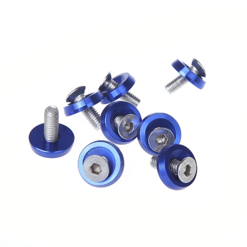 8pcs Bumper Washer & Bolts Kit Set Aluminum Alloy Blue от Tomtop.com INT 8pcs Bumper Washer & Bolts Kit Set Aluminum Alloy Blue от Tomtop.com INT
