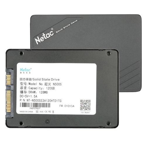 

Netac N500S 120GB 2.5" SATA III 3.0 6Gbp/s High Speed SSD Internal Solid State Drive TLC Flash Cache 128MB N500S-120GB