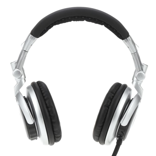 SENICC ST-80 Professional Monitor Music Stereo Bass HiFi Headset Earphone Over-ear 3.5mm Wired DJ Style Headphone with Rotating Earcup