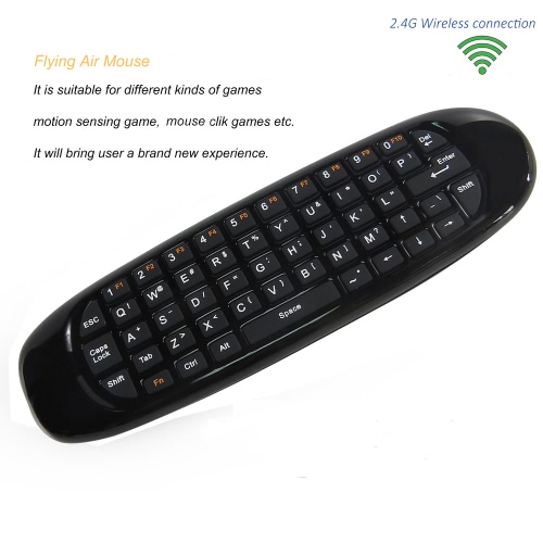 

Portable 2.4G Wireless Air Mouse Remote Control Keyboard with 6 Axis Gyroscope for PC Laptop Windows Mac OS Linux Android TV Box Smart TV
