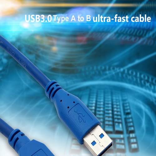 

Super Fast Durable 1.5m 5ft USB 3.0 Type A to Type Micro-B Data Cable for Hard Disk Drive Samsung Toshiba Fast Data Transmission Charging