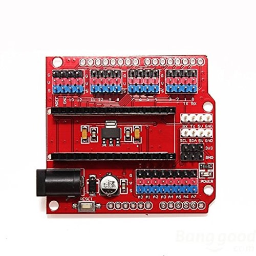 

Multi-Function Funduino Nano Expansion Board for Electric DIY-Orange + Black