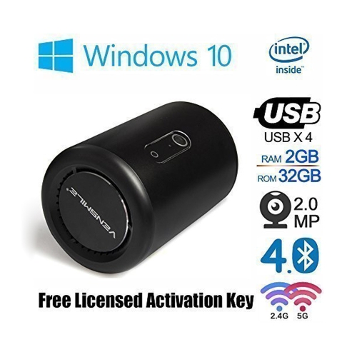 

VENSMILE i10 Windows 10 Quad Core Smart TV Box XBMC Media Player Mini PC 2G 32G