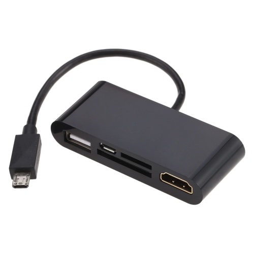 

Multifunctional HDMI Connection Kit USB OTG HUB MHL to HDMI Adapter for Samsung Galaxy S3/S4/S5/Note2/Note3/Note8