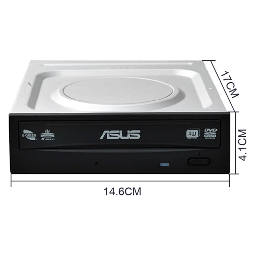 

ASUS Extreme 24X Internal Multi Optical DVD Drive Player Burner Writer M-Disc Support DVD-RW SATA for Desktop DRW-24D5MT