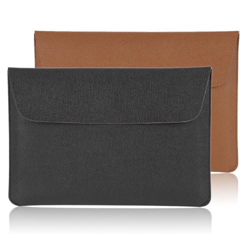 

11" Portable Slim PU Leather Envelope Carrying Notebook Sleeve Bag Case Cover for MacBook/MacBook Air/Pro Laptop PC Ultrabook Tablet