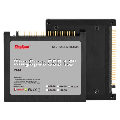 

KingSpec PATA(IDE) 1.8" 1.8 Inches MLC Digital SSD Solid State Drive for PC Laptop Notebook