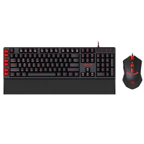 

Redragon S102 USB Wired Macro Recording Keyboard and Mouse Combo with Backlit for PC