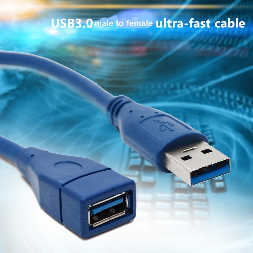 

5ft Durable High Speed 5Gbps Male to Female USB 3.0 Cable AM to AF Extension Cord Cable for Desktop Mouse Keyboard Smartphones Printer