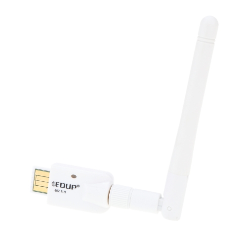 

EDUP 2.4GHz 150Mbps 150M WiFi Wireless USB Network Card Adapter IEEE 802.11b/g/n with 5dBi Antenna